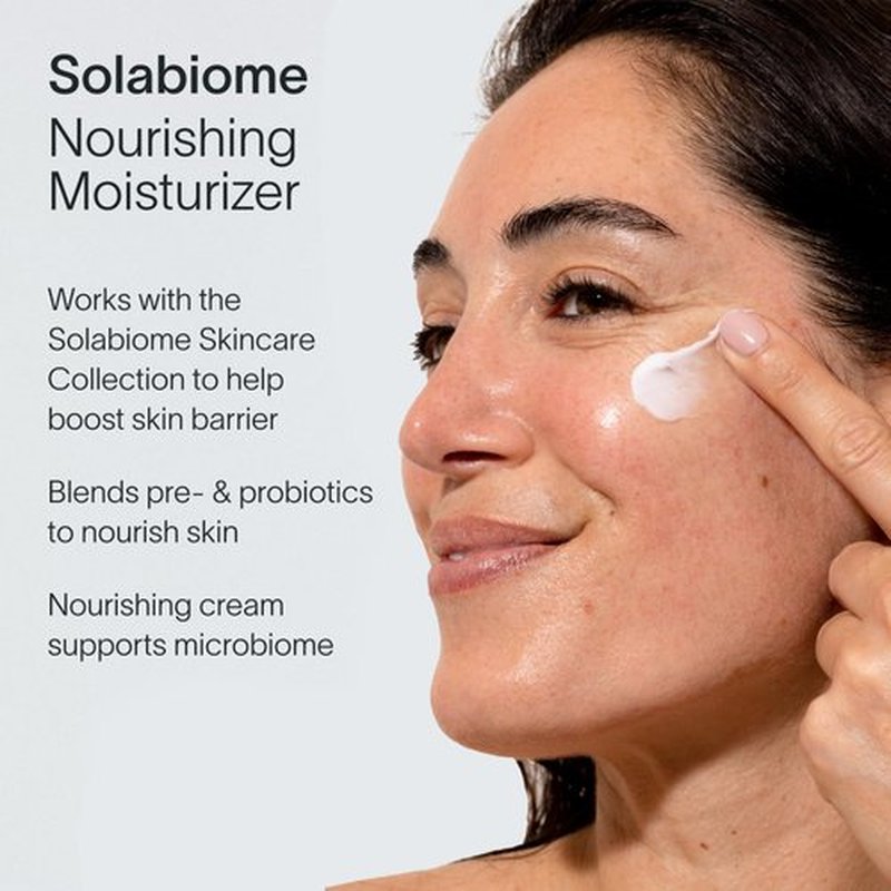 Solawave Probiotic Korean Cloud Cream Moisturizer with Peptides & Hyaluronic Acid | Solabiome Prebiotic Barrier Boosting Complex – Skincare for Aging & Dryness, 1.7 Oz.