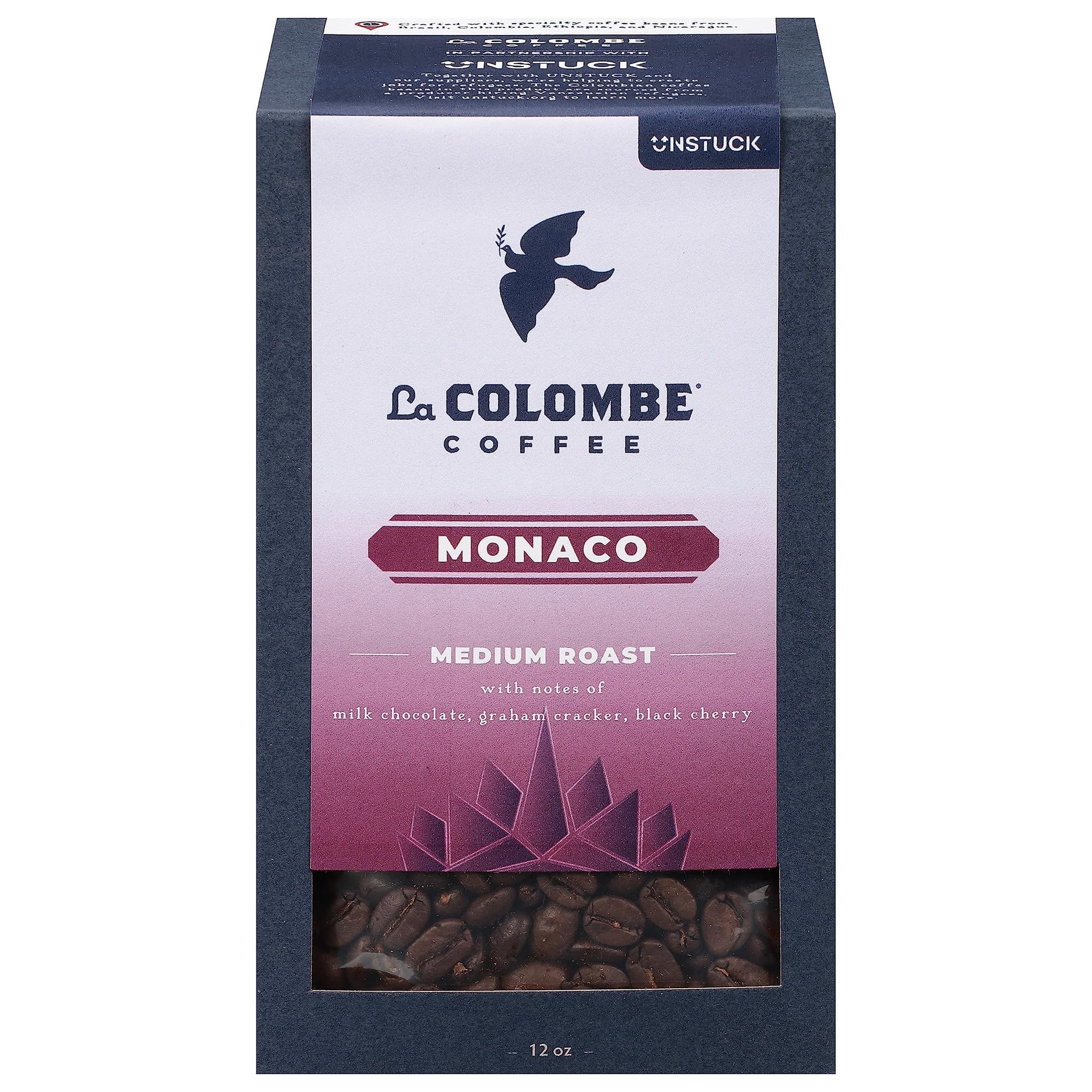 La Colombe, Coffee Monaco Whole Bean, 12 Ounce