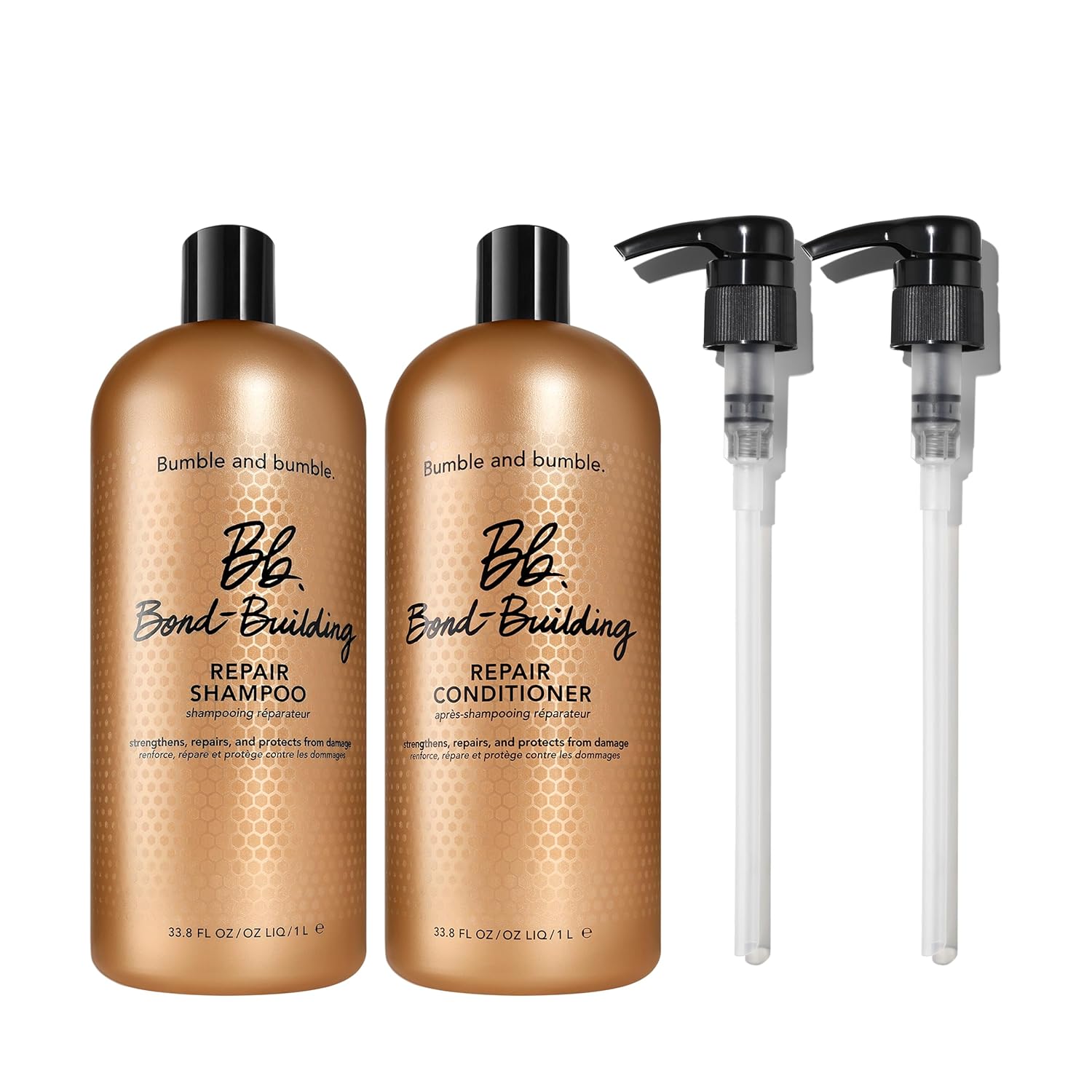 Bumble and bumble. Bond-Building Hair Repair Shampoo & Conditioner Set - Strengthens, Smooths Frizz & Adds Shine | For All Hair Types