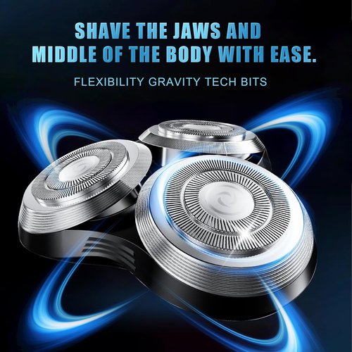 Philips Norelco SH90 Replacement Rotary Heads - Upgrade Double-Layer Precision Blades | 1 Pack