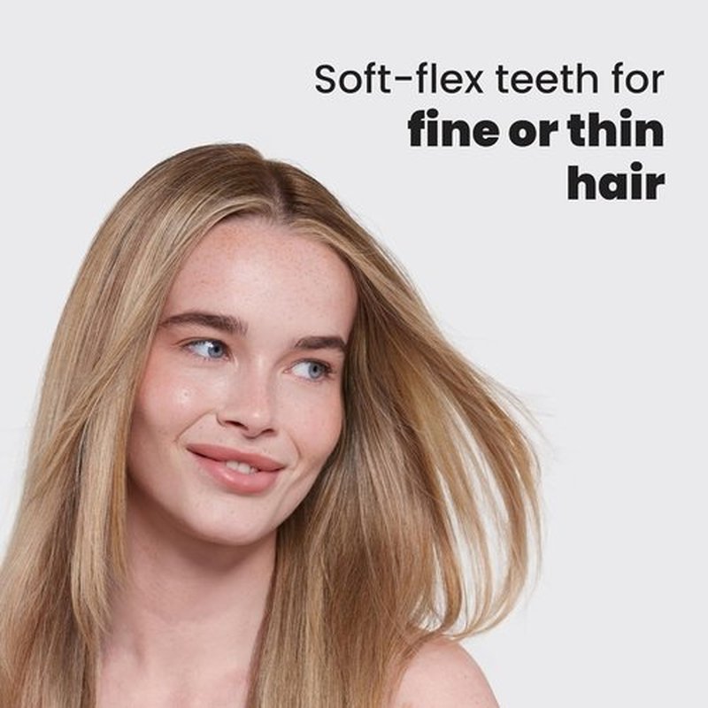 Tangle Teezer Fine Detangler Brush - Reduce Breakage for Fine Hair Types | Marshmallow Pink & Mint