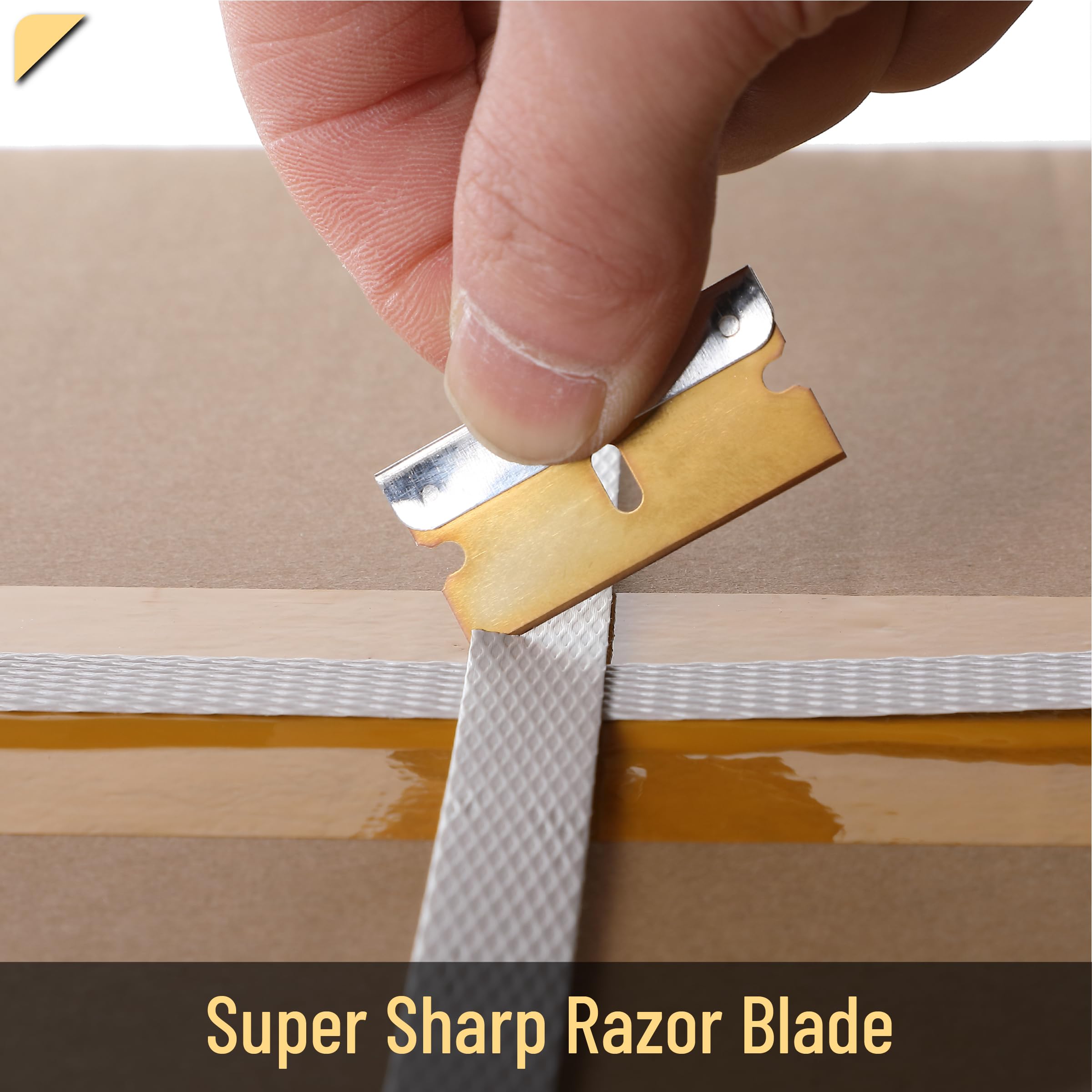 Bates Choise - Single Edge Razor Blades, 50 Pack, Gold