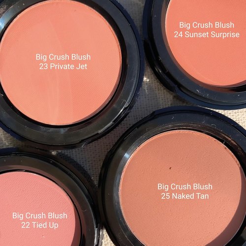 Sandstone Scandinavia Hypoallergenic Pressed Powder Blush - Smooth, Blendable & Lightweight - Vegan Peachy Pink