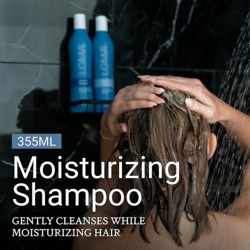 Loma Loma Moisturizing Shampoo - Nourishing Formula for Soft, Hydrated Hair | 12 oz