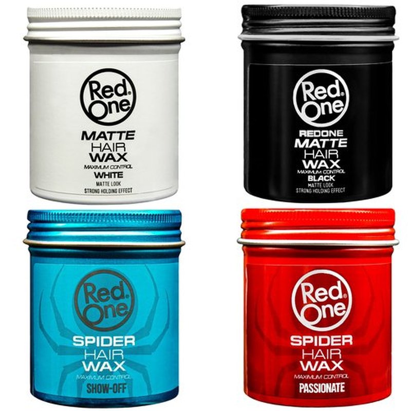 Redone Spider & Matte Hair Wax Blue 100ml | Strong Hold & Texturizing Fiber Wax | Matte Finish | Spider Web Effect for Men & Women | Non-Sticky Styling | Professional Barber Hair Styling Formula