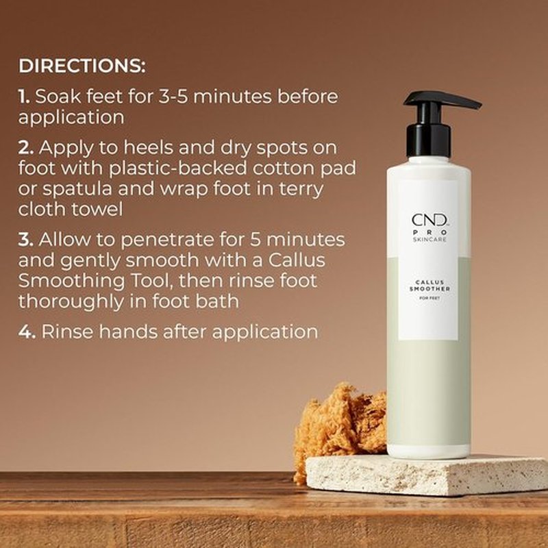 CND Pro Skincare | Mineral Bath & Exfoliating Sea Salt Scrub for Feet | Vegan Hydration Treatment