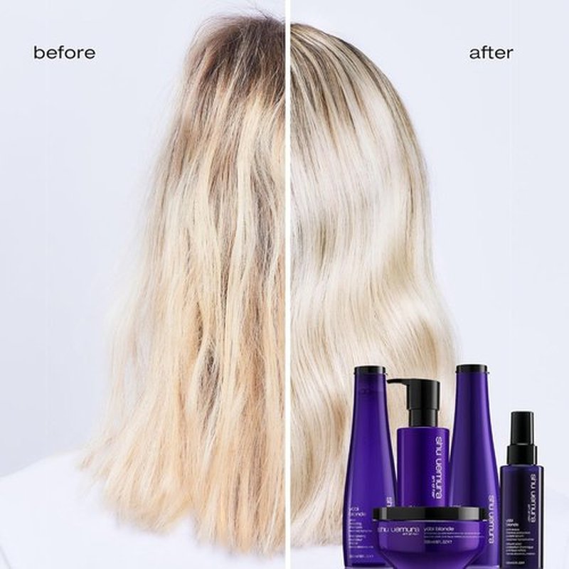 Shu Uemura Art of Hair Yubi Blonde Nourishing Shampoo - Moisturizes & Cleanses Dry Blonde Hair