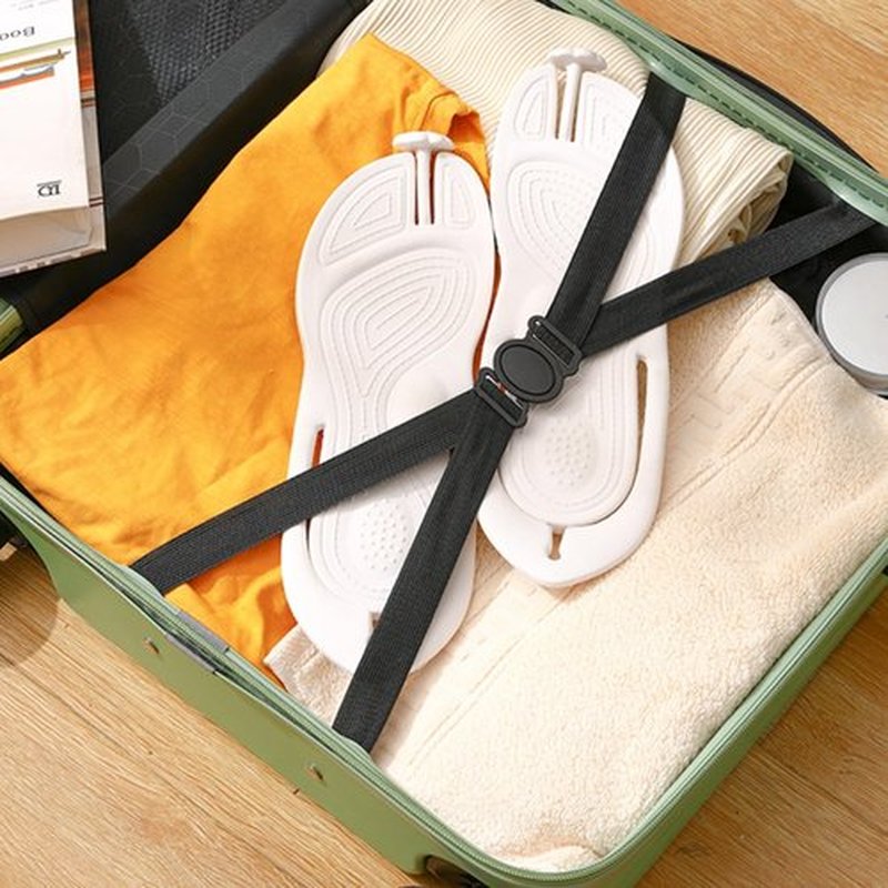 Kiemorgy Travel Slippers for Women Men, White Folding Slides Sandals Size 10, Portable Hotel Spa Slippers, Waterproof Quick Drying Flip Flops, Shower Shoes Beach Sandals-JD01 cream XL