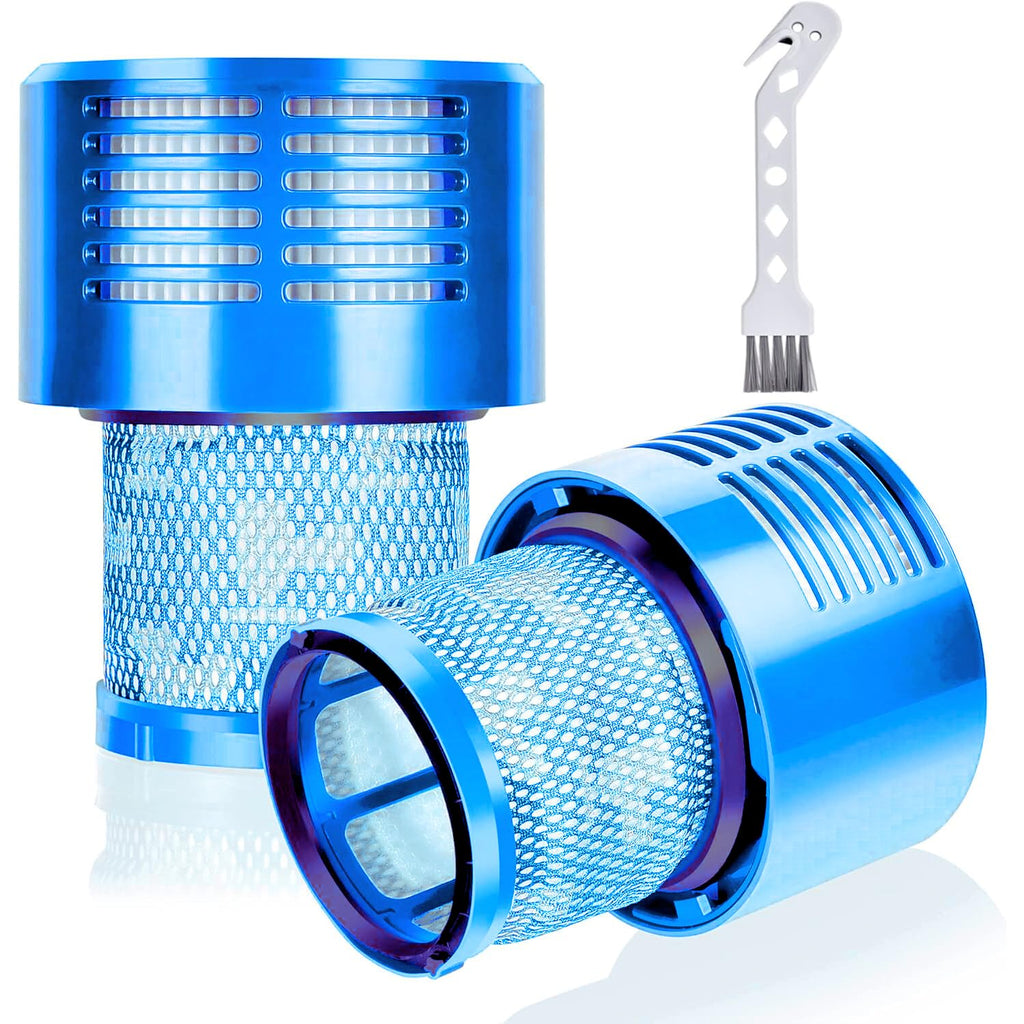Dyson V10 Filter, 2-Pack Premium True HEPA Replacement Filters for Dyson V10 Series, Dyson-V10 Absolute, V10 Allergy, Dyson-V10 Animal, V10 Motorhead, V10 Total Clean, Dyson-SV12 V10, Part # 969082-01