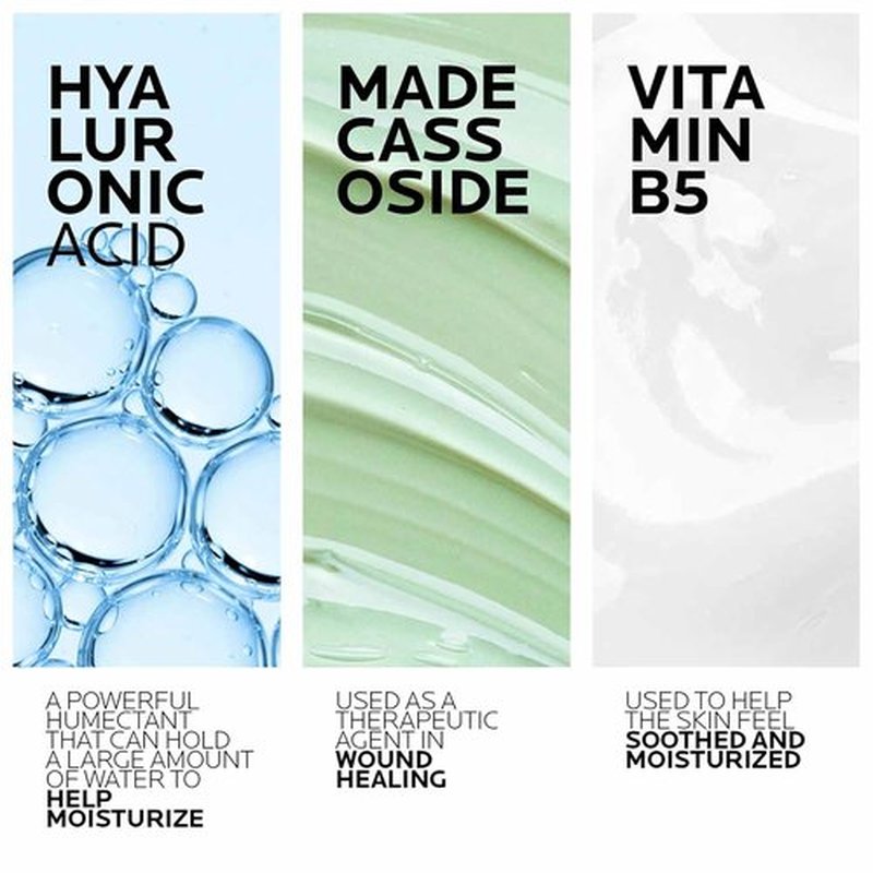 La Roche-Posay Toleriane Purifying Cleanser & Double Repair Moisturizer | Hyalu B5 Serum Set