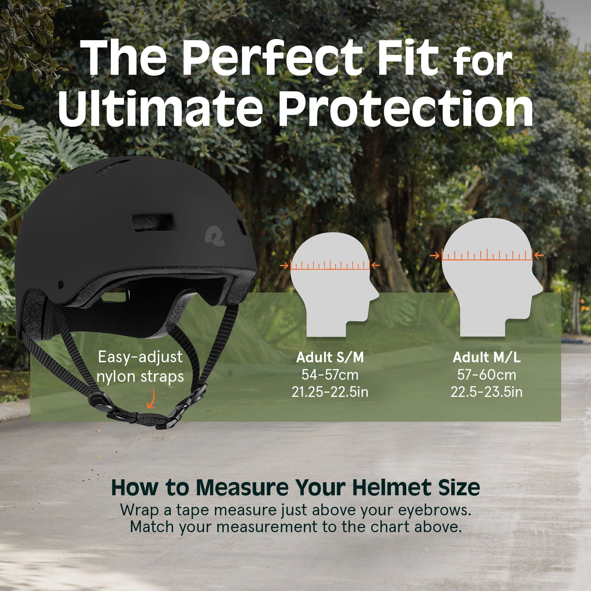 Retrospec Dakota Bicycle / Skateboard Helmet for Adults - Commuter, Bike, Skate, Scooter, Longboard & Incline Skating - Highly Protective & Premium Ventilation- Large- Matte Black