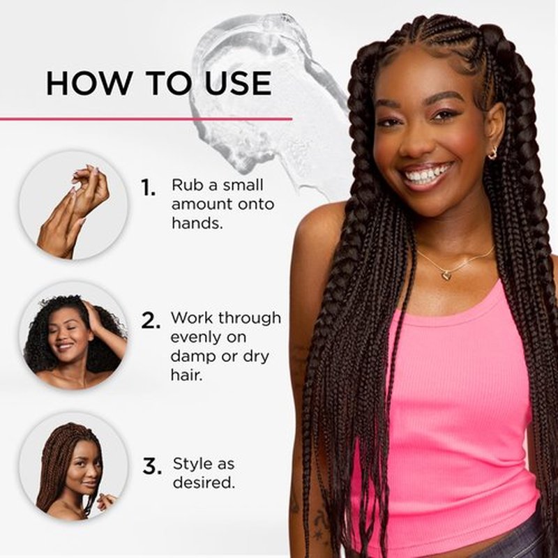 Style Factor Lock BOOSTER Twist & Grip Braid Gel (5 Oz.) with Rosehip Oil — Strong Hold, Flake-Free, Frizz-Free Hair Braiding Gel for Defined & Long-Lasting Twists, Locs & Braids