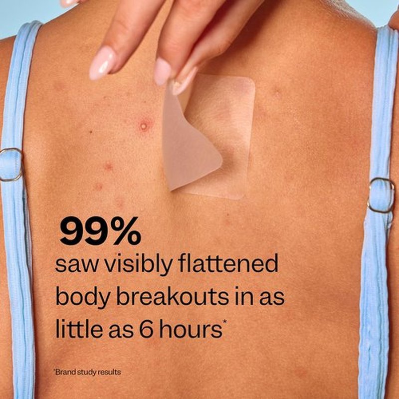 Peach Slices - Body Breakout Patches (6 ct) - Overnight Body Pimple Patches - Hypoallergenic - Flexible & Painless - Cica & Hydrocolloid Bandages - Vegan & Cruelty Free - Korean Skin Care & Beauty