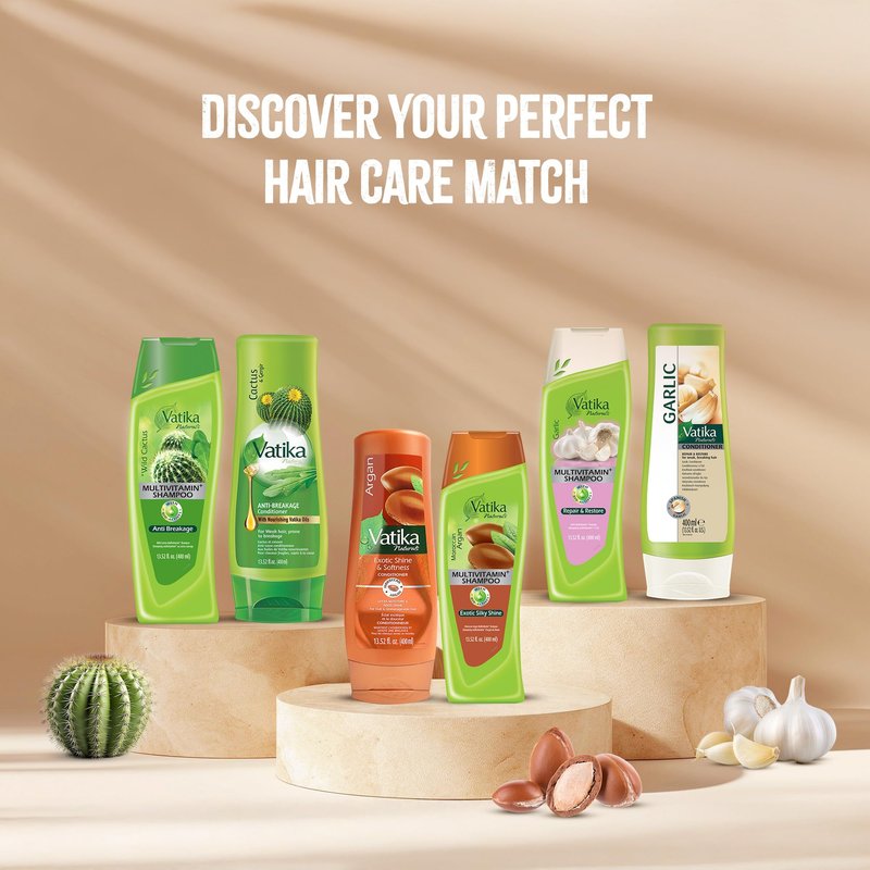 Vatika Naturals Blackseed Shampoo & Conditioner Combo 400ml | Repairs Damaged Hair, Controls Frizz, Prevents Dryness, Strengthens Roots, Adds Shine | Nourishing Turkish Blackseed Hair Care