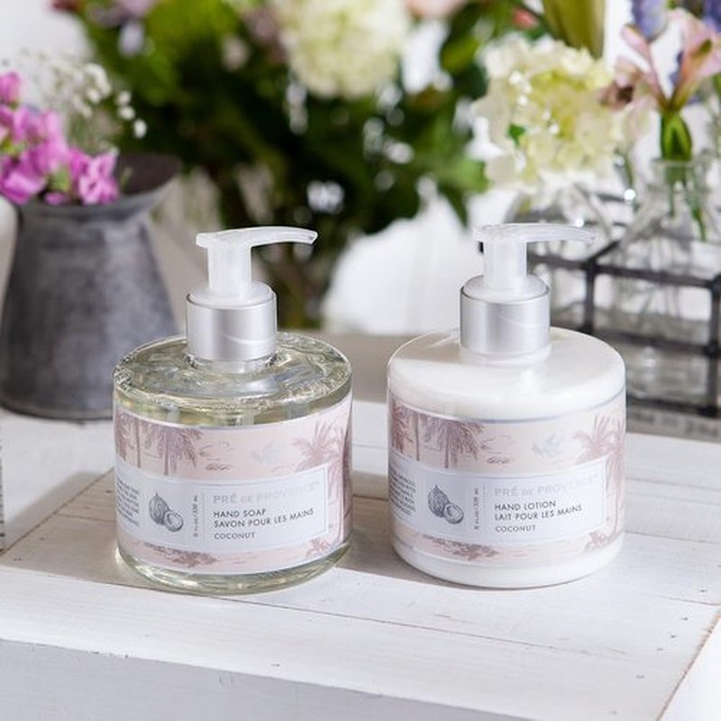 Pre de Provence Coconut Hand Lotion - Shea Butter Enriched, Silky Smooth Formula, 11 Fl Oz