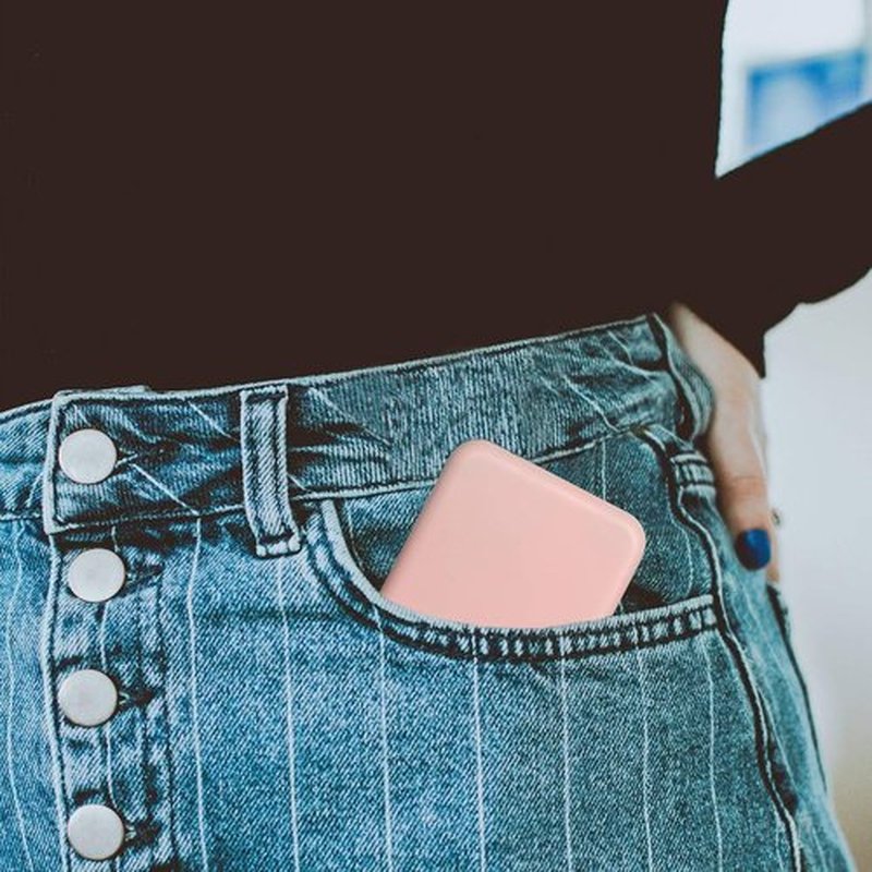 Kintion Compact Travel Makeup Mirror - 1X/3X Magnification with LED Light | Portable Folding Design, Pink