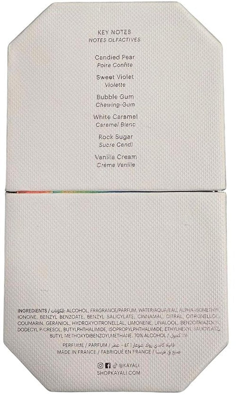 KAYALI Vanilla Candy Rock Sugar - 42 Eau de Parfum with Candied Pear, Bubble Gum & Vanilla Cream, 50 ml