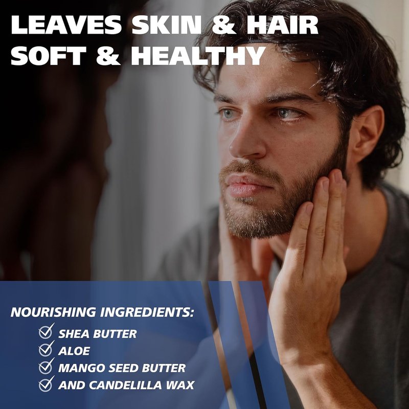 Wahl Beard Balm for Men - Shape & Style Facial Hair with Shea Butter & Aloe - All-Day Light Hold