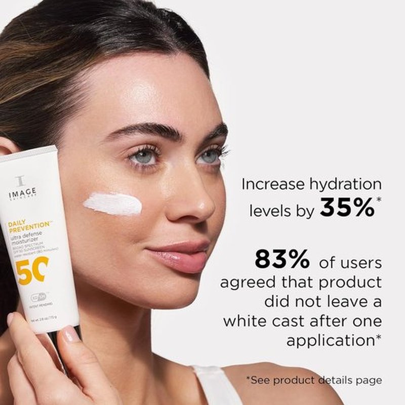 IMAGE Skincare Daily Prevention Ultra Defense Moisturizer - SPF 50 Broad Spectrum, Fragrance-Free