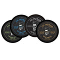 Fix Your Lid Travel Variety Pack | 4pk 1.7oz - Ultra Light Pomade Low Hold - Forming Cream Medium Hold - Styling Fiber High Hold - Hair Pomade Medium Hold High Shine - Mens Hair Styling Set