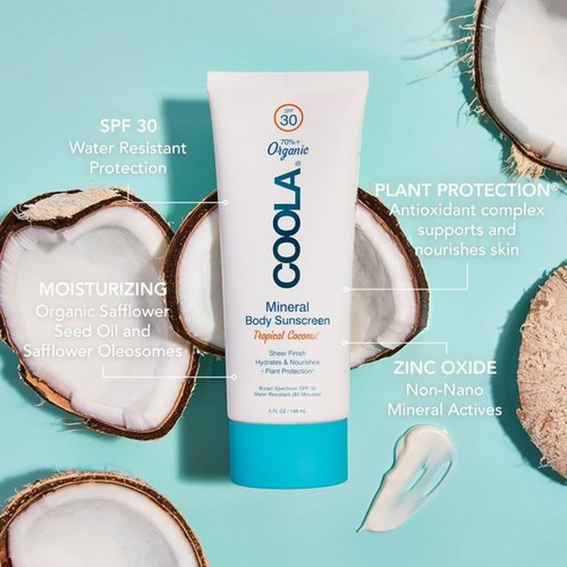 COOLA Organic Mineral Sunscreen - Daily Skin Protection Lotion, Vegan & Gluten-Free, 5 Fl Oz
