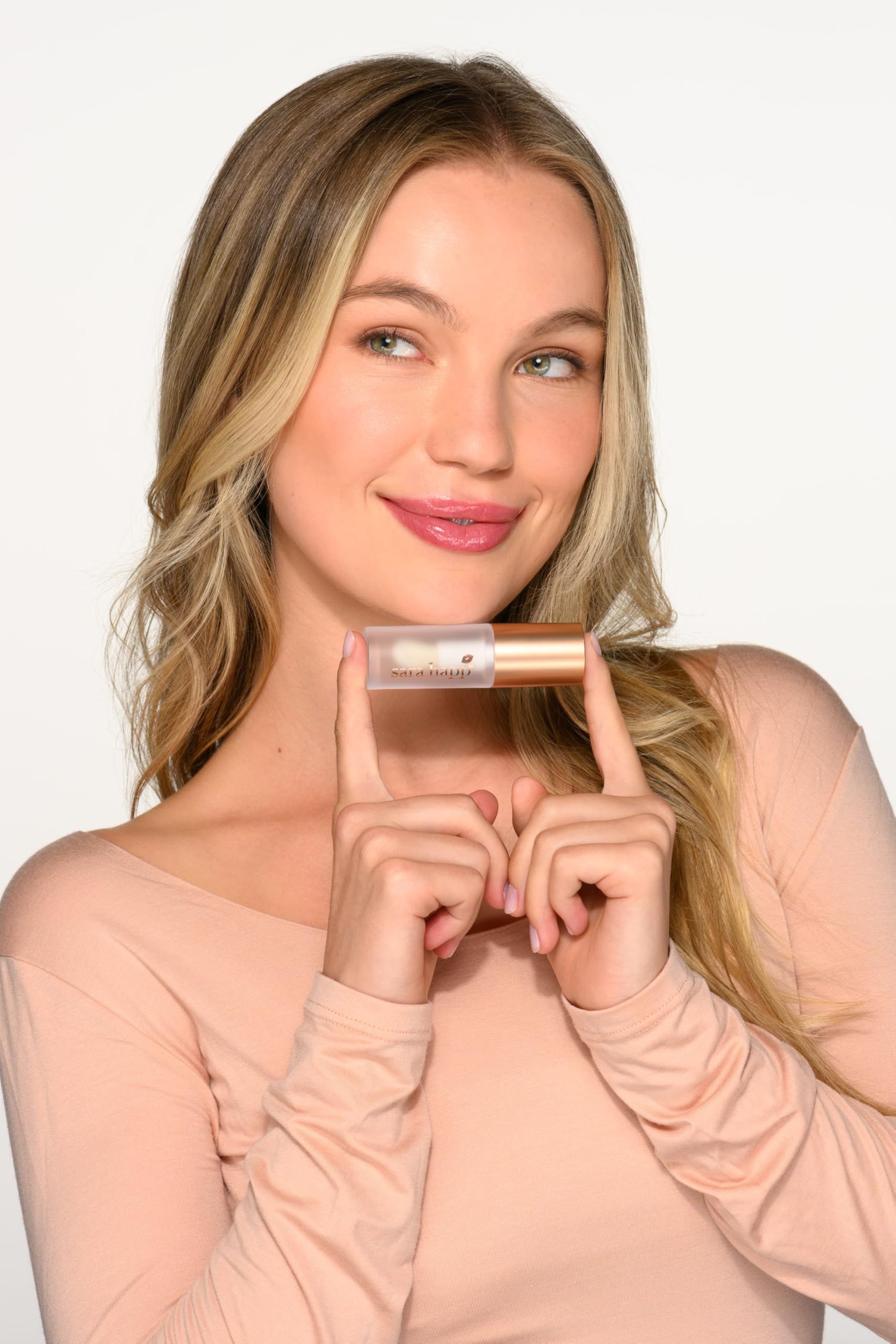Sara Happ Neutral Nude Lip Plumper - Liquid Lip Gloss, Plumping, Volumizing, Hydrating & Defining, 0.15 oz