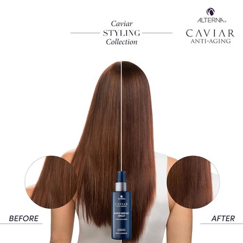 Alterna Haircare CAVIAR Anti-Aging Rapid Repair Spray - 4.2 Fl Oz | Instant Shine & Humidity Protection
