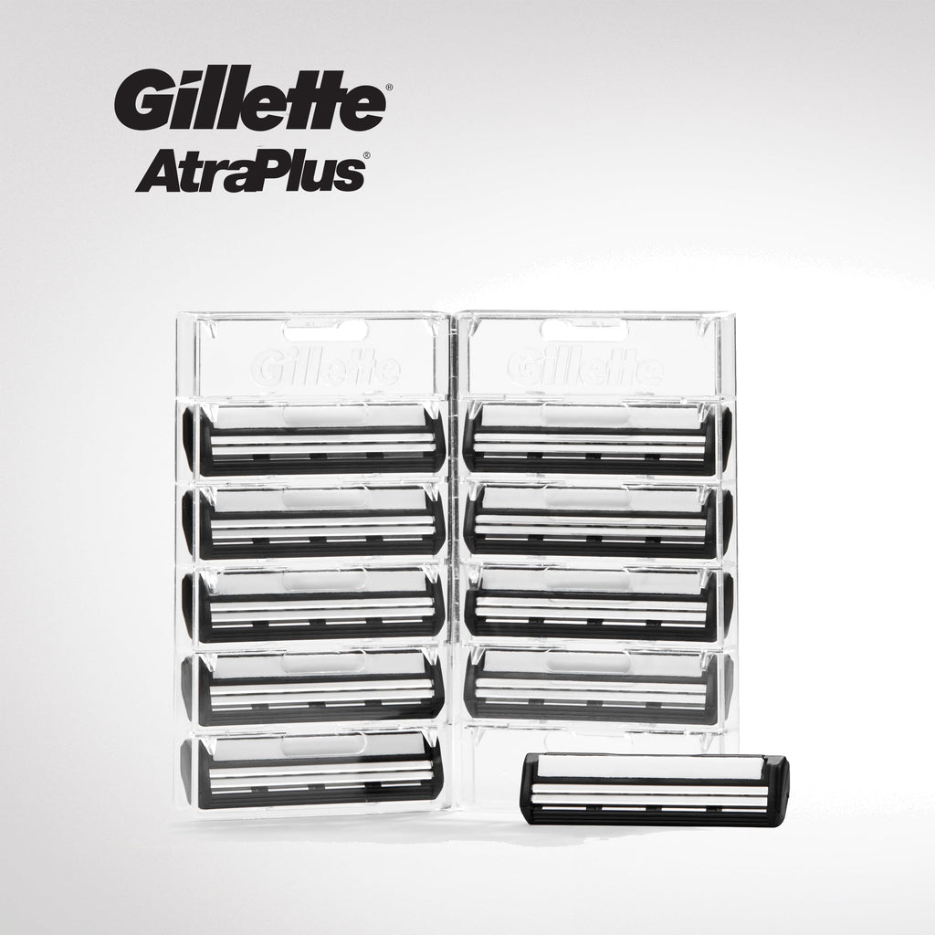 Gillette AltraPlus Mens Razor Blade Refills, 10 Count, Lubra-Soft Strip for Smoothness and Comfort