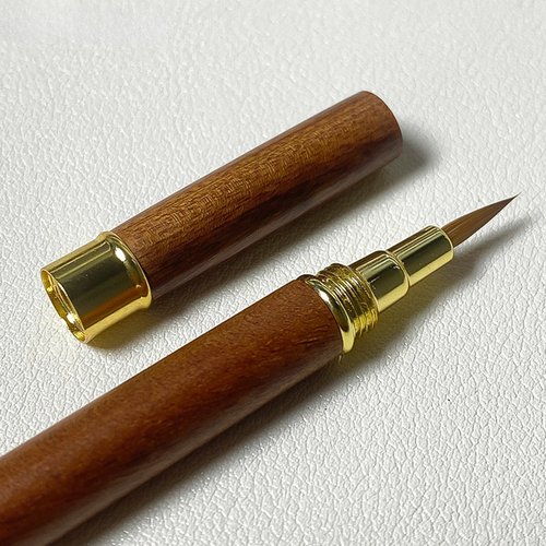SILPECWEE Kolinsky Nail Art Brush, Nail Drawing Painting Pen 3D Carving Flower, Lines, Ombre Nail Design Tool Acrylic Manicure Brushes