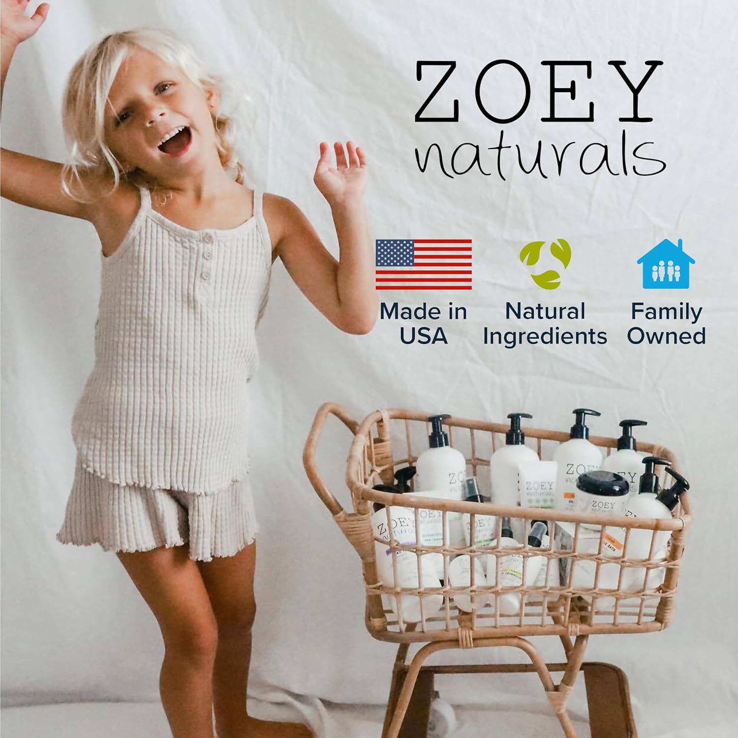 Zoey Naturals SPF 50+ Sunscreen for Babies | Water-Resistant, Reef-Safe & Non-Nano Zinc Oxide