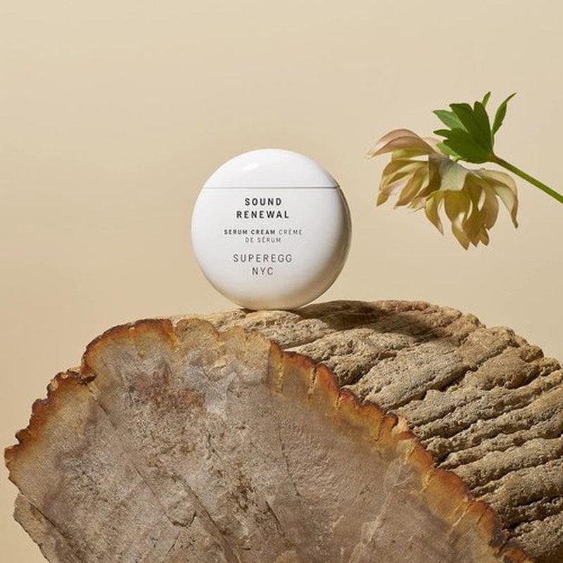 SUPEREGG Sound Renewal Serum Cream - Nourishing Formula for Luminous Skin | 60 ML / 2 FL OZ
