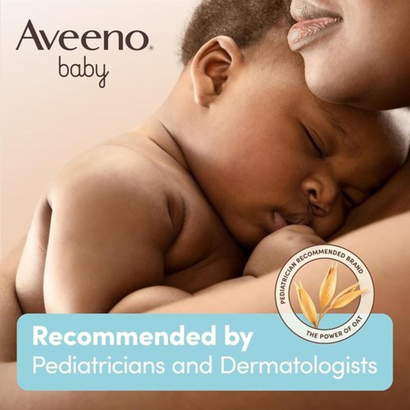 Aveeno Baby Daily Moisture Body Wash & Shampoo - 2-in-1 Gentle Formula with Oat Extract, 18 fl. oz