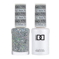 DND Gel Polish Set - Multi Glitter Collection with UV/LED Gel & Air Dry Nail Lacquer | 0.5 Fl Oz Each