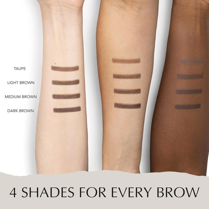 Xtreme Lashes Brow Pencil - Dark Brown, Waterproof & Smudge-Proof, Long-Lasting Vegan Makeup