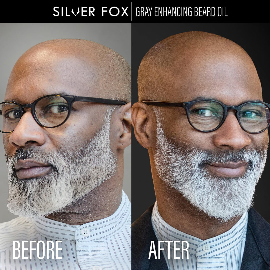 Godefroy Silver Fox | Natural Beard Oil For Gray Hair for Shine and Brightness