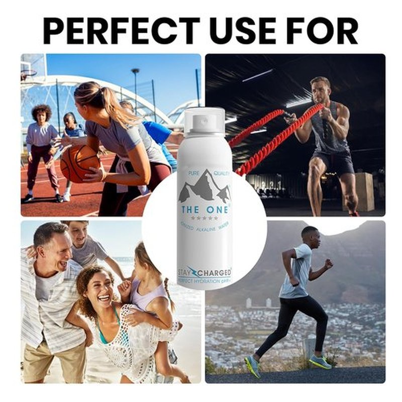 THE ONE Ionized Alkaline Water - Pure Hydration Mist for Refreshing Facial & Body Care