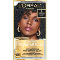 L'Oreal Paris Superior Preference Hair Color - Luminous Fade-Defying Dye for 9 Weeks of Radiance | Ultimate Black 1