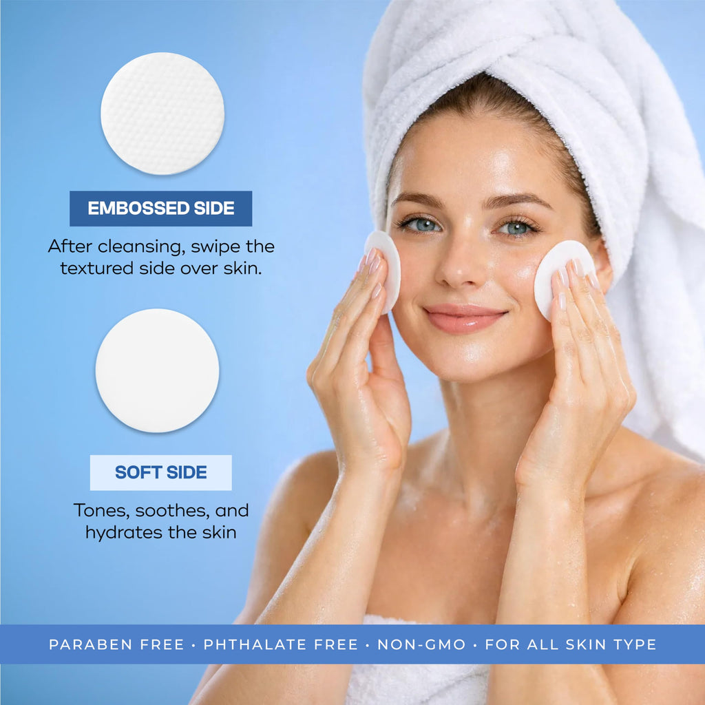Bio Hydratique AHA+BHA+Hyaluronic Acid Toner Pads – Dermatologist Tested, Anti Aging, Korean Skin Care – Clears Pores, Smooths Texture, Hydrates For Soft, Plump Skin – Vegan, Clean Beauty – 70 Pads