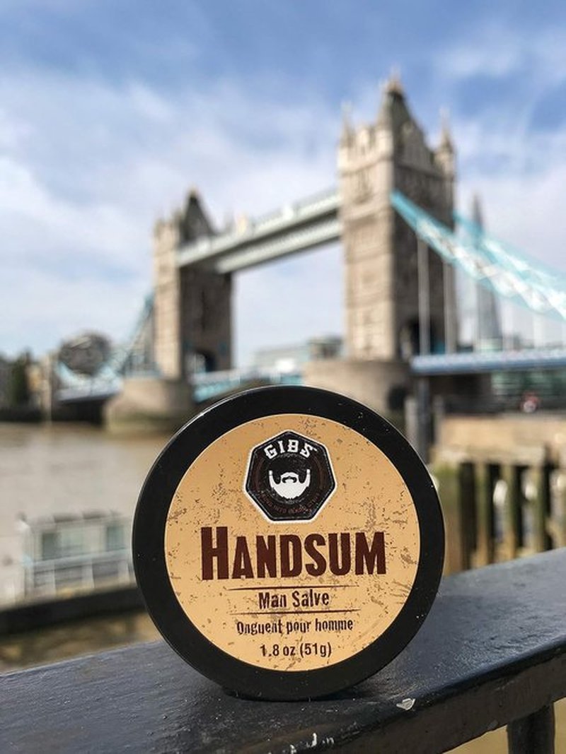 GIBS Grooming Handsum Man Salve - Nourishing Skin Balm for Men | 1.8 oz