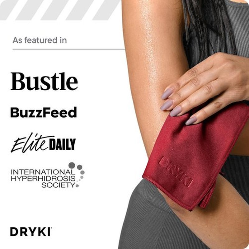 DRYKI Pocket-Sized Sweat Towels - The Original Sweat Absorbing Handkerchiefs - Quick-Dry Microfiber Sweat Rags for Face, Hands, & Body - Gym, Sports, and Work (Western: Large Size, 3 Pack)