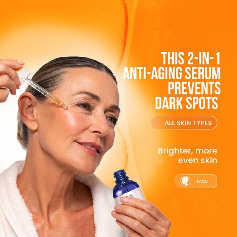 Pili Vitamin C Serum with Niacinamide & Organic Silicon – Brightening, Hydrating & Anti-Aging Face Serum for All Skin Types, Including Oily & Acne-Prone Skin – 1 fl oz