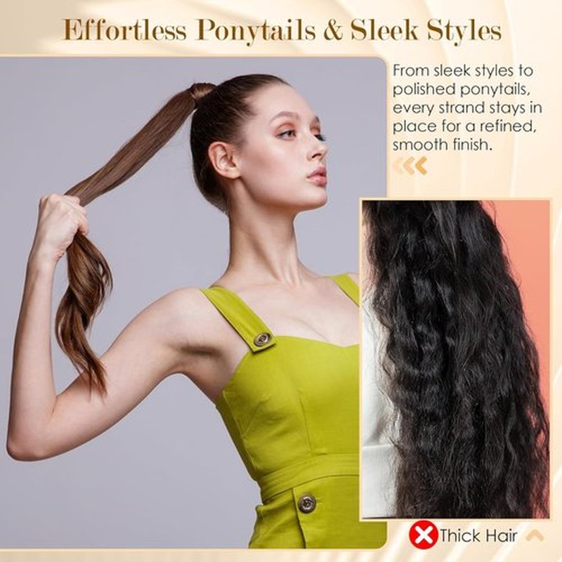 STYLEMATE Slick Back Hair Brush - Natural Soft Boar Bristle for Thin & Fine Hair | Medium Hardness Smoothing Tool