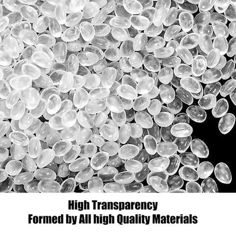 Lwuey Keratin Glue, Transparent Fusion Keratin Glue Pellets Granules Beads Hot Fusions Extensions Strong Adhesion Washes Out Easily DIY Accessories Tool for Making Wig Nail Tip Hair Design 2PCS(50g)