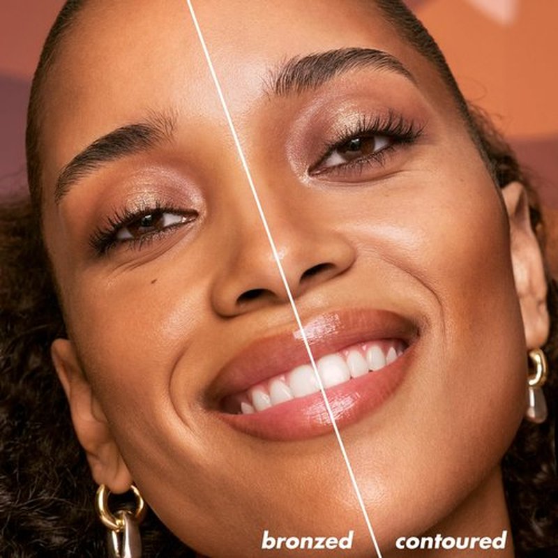 e.l.f. Camo Liquid Bronzer & Contour, Silky Highly Pigmented Formula, Creates a Long-Lasting Bronzed Glow & Natural Look, Vegan & Cruelty-Free, 2 Fair/Light