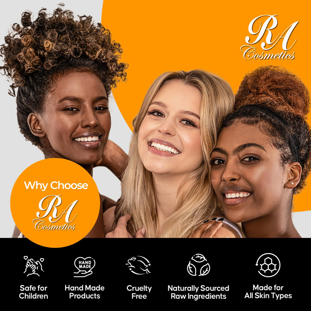 RA COSMETICS Whipped Cocoa & Shea Butter, Unscented - 12oz | 100% Pure & Natural Skin Moisturizer with Coconut Oil | Vitamin-Rich Body Butter for Soft, Supple, and Radiant Skin & Healthy Hairs