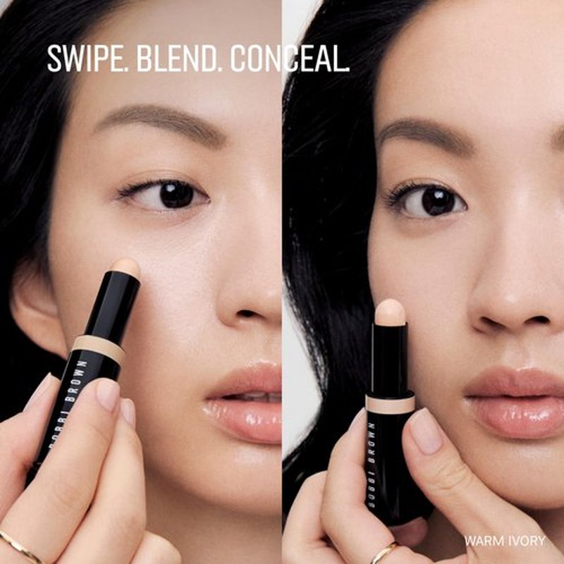 Bobbi Brown Skin Concealer Stick | Long-Lasting Cream Concealer for Dark Circles & Discoloration | 12-Hour Wear, 0.11 Ounce, Cool Sand