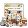 Gifts for Women, Birthday Gifts for Women, Bath and Body Gifts Set, Vanilla Coconut Spa Gift for Self Care,Thank you Relaxing Bath Sets for Mom, Grandma, Girlfriend, Sister, Friends