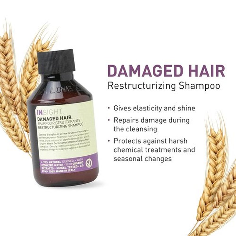 Insight Restructurising Shampoo - Nourishing Formula for Damaged Hair | 100 ml