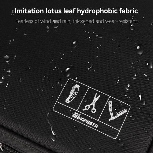 Barber Tools Bag Barber Case Hair Tools Travel Bag Clipper Guard Holder for Clippers and Supplies Hair Cutting Scissors Storage Bag Portable Clipper Storage Holder Organizer for Hair Cutting (Black)