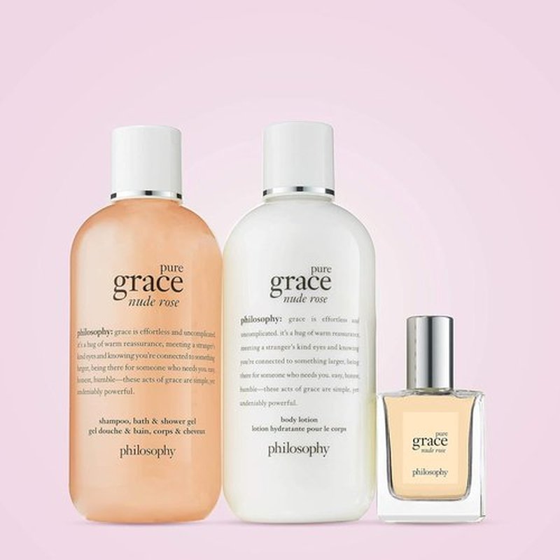 Philosophy Pure Grace Eau de Toilette - Crisp & Clean Women's Perfume - Notes of Water Lily & Musk - Long-Lasting Fragrance